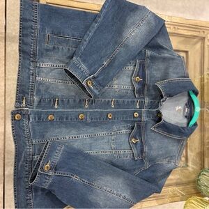 DG2 by Diane Gilman Blue Jean Jacket